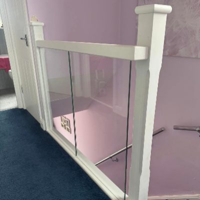 New stair bannister installed in Edinburgh